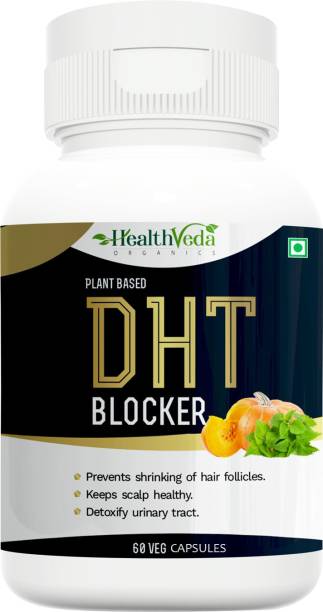 Health Veda Organics Plant Based DHT Blocker with Goodness of Nettle Leaves