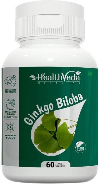 Health Veda Organics Ginkgo Biloba Supplements 60 capsule