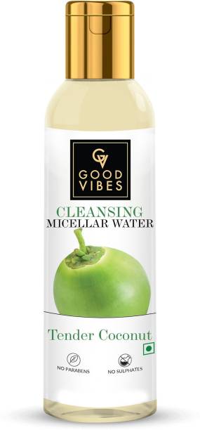 GOOD VIBES Tender Coconut Cleansing Micellar Water Makeup Remover
