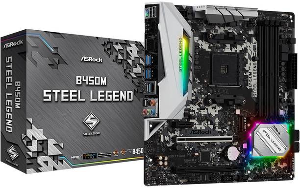 ASRock B450M Steel Legend Motherboard