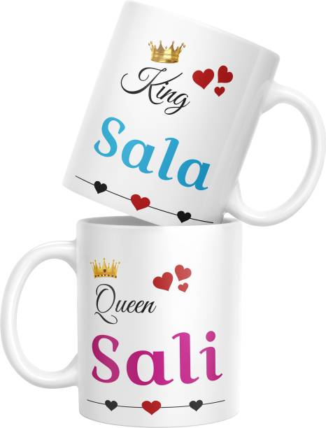 TrendoPrint Printed Sala & Sali Couple Coffee Cup (11oz...
