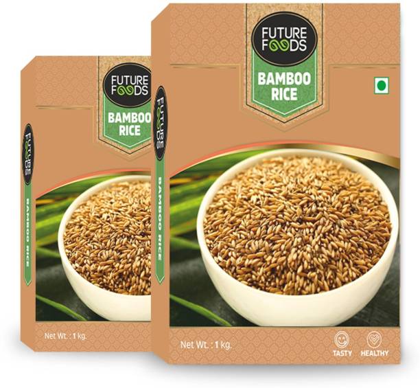 Future Foods Bamboo Rice - 2 Kg Brown Bamboo Seed Rice (Raw)
