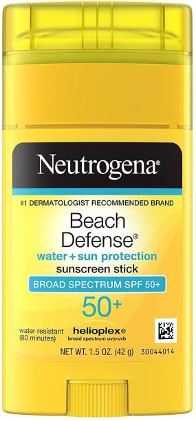 NEUTROGENA Beach Defense Water-Resistant Face & Body Sunscreen Stick 1.5 oz - SPF 50+