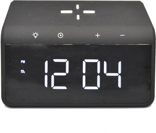 F5 SmartTech Digital Black Clock