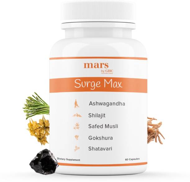 mars by GHC Energy Booster Pure Himalayan Shilajit, Safed Musli Capsules