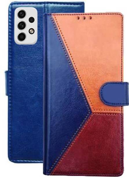 Leather Story Flip Cover for Samsung Galaxy A23, Samsung A23