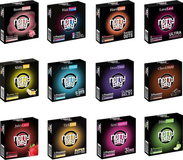 NottyBoy Multi Combo Honeymoon Pack Condom