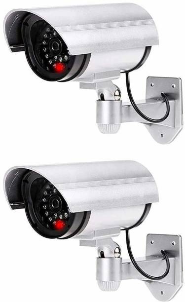 Cpixen 2PCS Dummy Duplicate Security CCTV Camera, NO MOBILE CONNECTIVITY CAMERA Security Camera