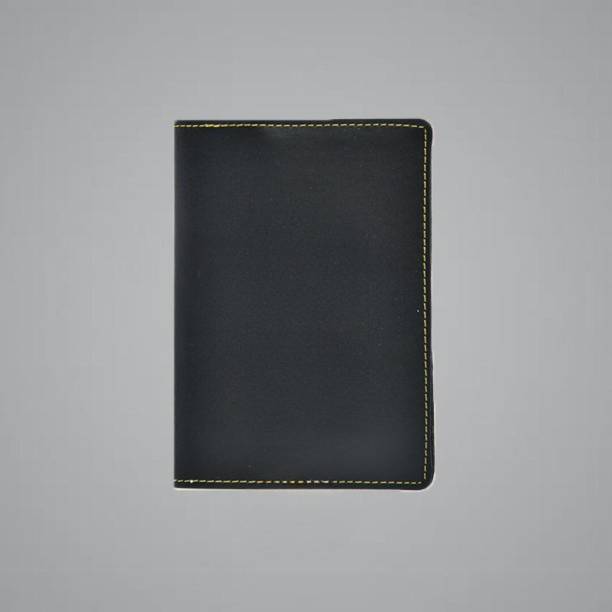 Giftana Men & Women Black Genuine Leather Document Holder