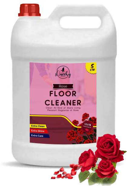 SQUEEKY Disinfactant & Antibacterial Surface and Floor Cleaner,Refill pack (5 Liter) Rose