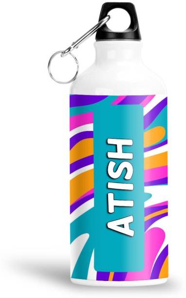 Furnish Fantasy Colorful Aluminium Water Bottle-Best Birthday Gift, Return Gifts for Kids- Atish 750 ml Sipper