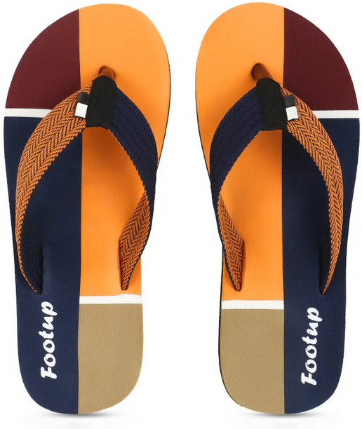 Orange Slippers Flip Flops - Buy Orange 
