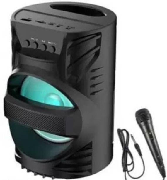 dilgona Ultra BASS Wireless Speaker Support FM Radio, USB, SD Card AUX & Karaoke mic Boom Box
