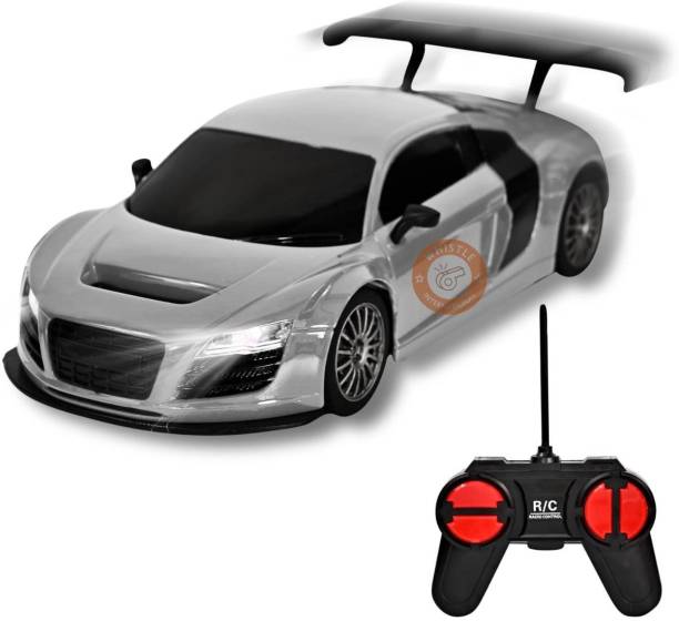 PARTISH Chargeable Racing Sports High Speed Remote Control Car for Kids (Grey)