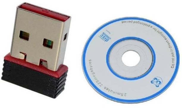 Teratech Nano Wifi Dongle, Connector, Receiver 802.11B/G/N 2.0 Wireless Wi Fi USB Adapter