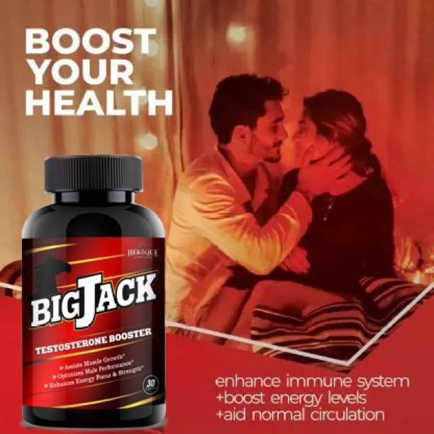 herbque Big Jack Capsule for Extra Power Sexual Health Vigour & Vitality for Men