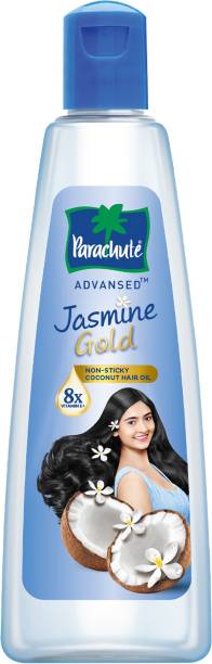 Parachute Advansed Jasmine Gold Non-Sticky Coconut Hair Oil with 8x Vitamin-E for Super Shiny Hair Hair Oil