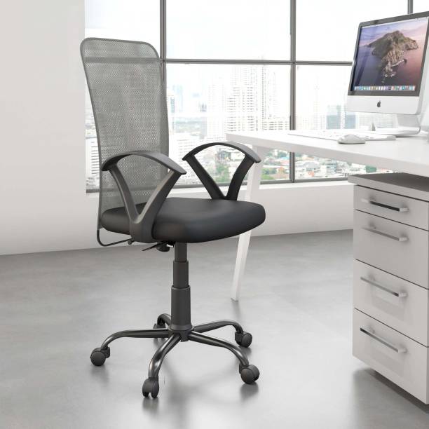 Nilkamal Hanoi Fabric Office Adjustable Arm Chair