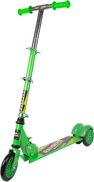 Kiddie Castle Road Runner Kick Ranger Scooter for Kids (Green)