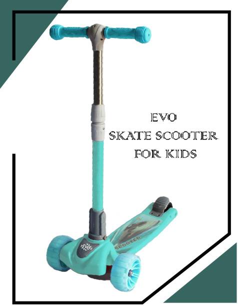 EVOSHINE Scatting Trike for Kids of Age 3+ Years with Adjustable Height, Handle, Foldable Kids Scooter