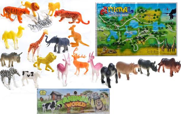 HALO NATION Jungle Animals in Forest Layout Zoo Animal ...