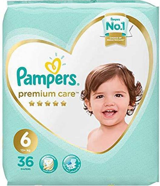 Pampers Pamper Premium Baby Care Diapers (13+ kg) 36pcs Pack - XXL