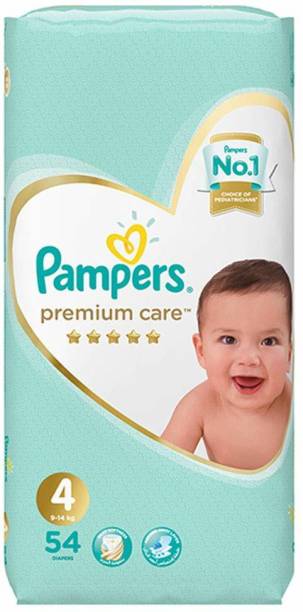 Pampers Pamper Premium Baby Care Diapers (9-14kg) 54pcs Pack - L - XL