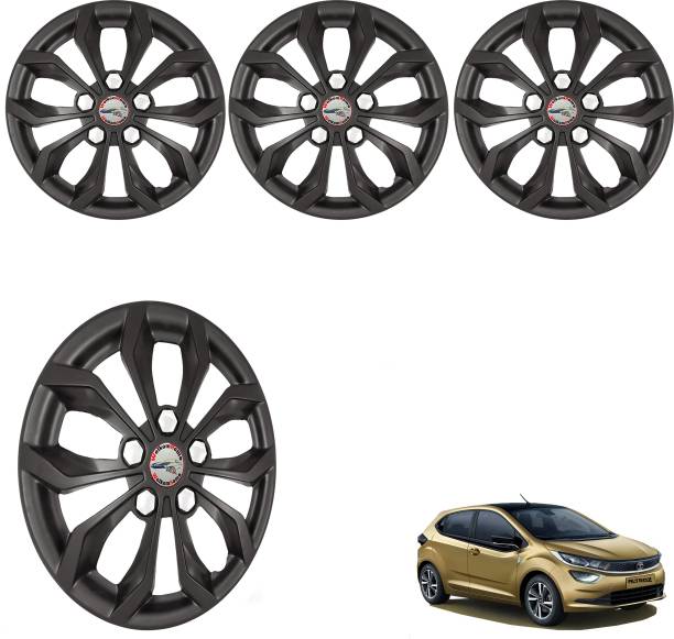 WolkomHome Car Wheel cap, Hub Cap Wheelcover 14 Inch Wheel Cover Vizzion Black Color Wheel Cover For Tata Altroz XE Petrol