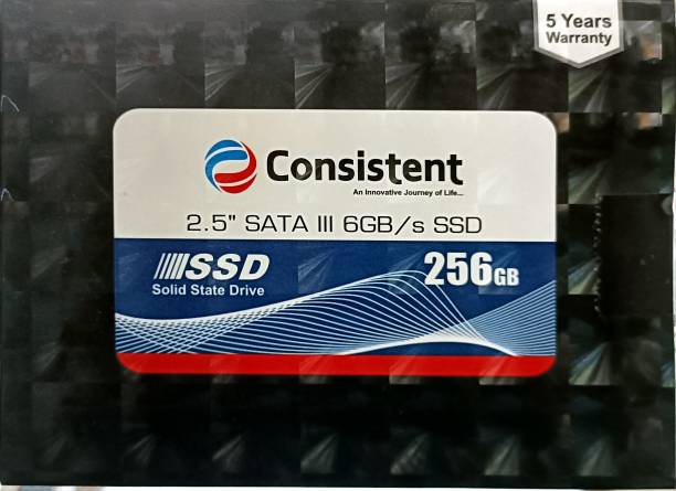 Consistent SSD 2.5 SATA 256 GB Desktop, Laptop, All in One PC's Internal Solid State Drive (CTSSD256S6)