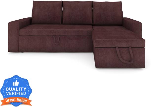 Sofame Rio Double Solid Wood, Metal Sofa Sectional Bed