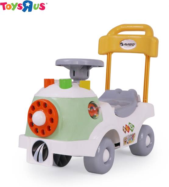 Toys R Us Avigo Educational Rider Car with Light & sound feature For Kids Rideons & Wagons Non Battery Operated Ride On
