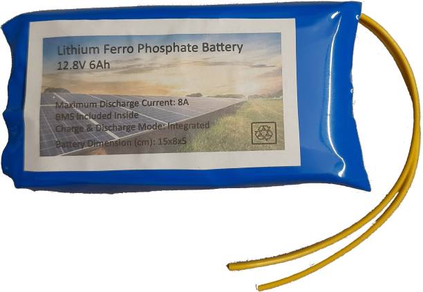 ProjectHub LiFePO4 Solar Battery 12V 6AH Lithium Solar Battery
