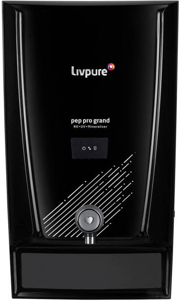 LIVPURE Liv - Pep Pro Grand - DX 7 L RO + UV + Mineraliser Water Purifier