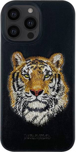 ICREATOR Back Cover for Iphone 13 Pro ,Santa Barbara Tiger Series Luxury Leather Case - Long Lasting Premium Case.