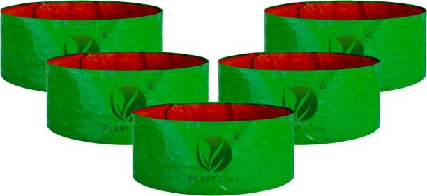 PLANT CARE Grow Bags 15 X 6 inch - Pack of 5 UV Treated, Terrace Gardening Grow Bag