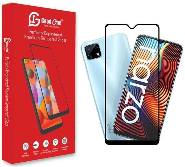 Good One Edge To Edge Tempered Glass for Realme C35, Realme Narzo 50A, Realme Narzo 50i, Realme Narzo 30A, Realme C21Y, Realme C25Y, Realme C11 2021, Realme C25s, Realme C20, Realme Narzo 20, Realme Narzo 20A, Realme C25_Y, Realme C21, Realme C12, Realme C11, Realme C15, Realme C2, Realme Narzo 10, Realme C3, Realme 3, Realme 3i, Realme 5Pro,