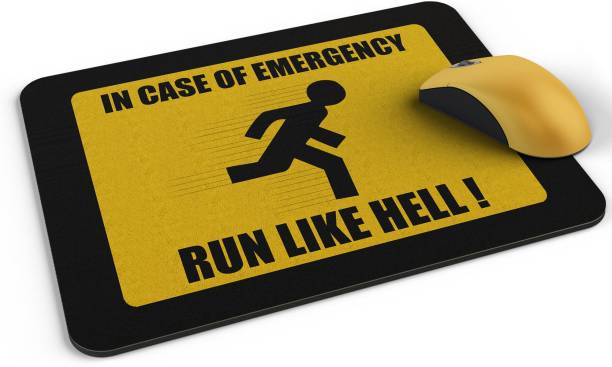 UTU In_case_of_emergency_run_like_hell Mousepad