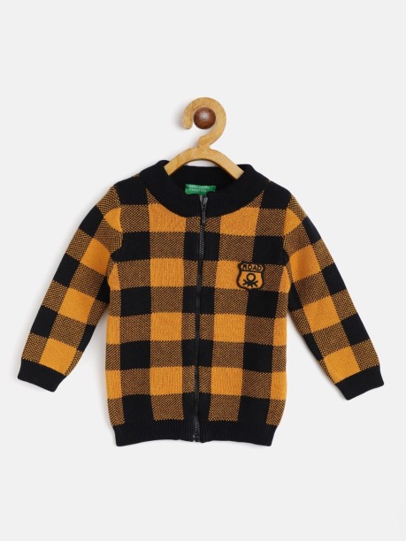 Benetton United Colors Of Benetton Kids Unisex Cardigan Size Age/Years 3-4 Height 104 CM 