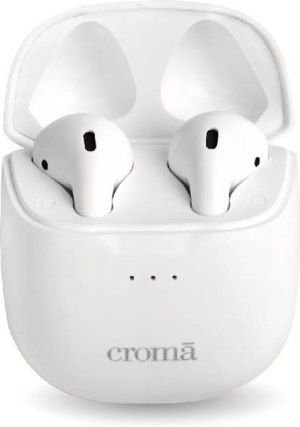 Croma Touch Control and Fast Charge TWS Earbud Bluetooth version5.1+EDR CREEH1901sBTEB Bluetooth Headset