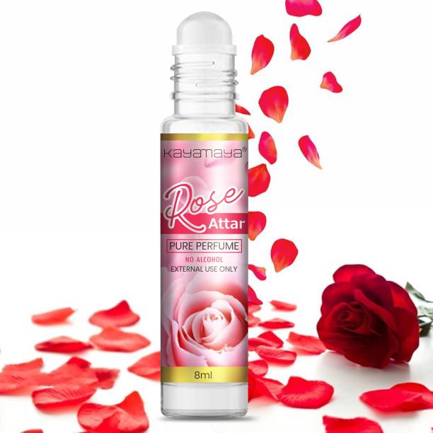 Kayamaya Rose Attar Perfume for Unisex - Pure, Natural Undiluted | Floral Attar
