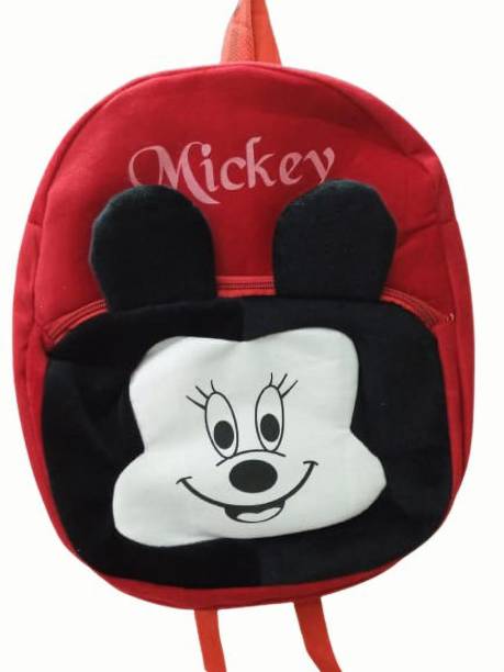 KSV Firefly Mickey Cartoon Backpack/Tution/Picnic/Outdoor Travel/Nursery/Toddler/School bag Plush Bag