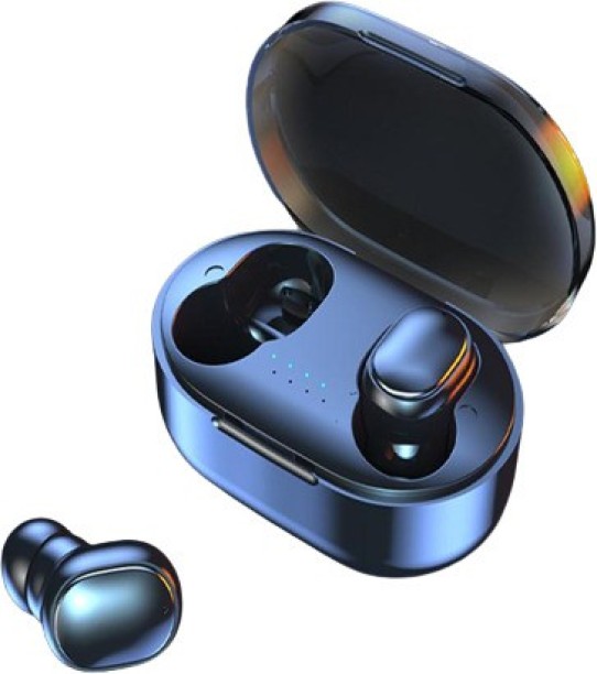 Dual Built-in Mic Auto Pairing 72 Hours Cycle Playtime Cordless Bluetooth Headset with 2000mAh Charging Case Bluetooth Earbuds Wireless Earbuds Bluetooth 5.0 Headphones with Newest 4D HiFi Sound 