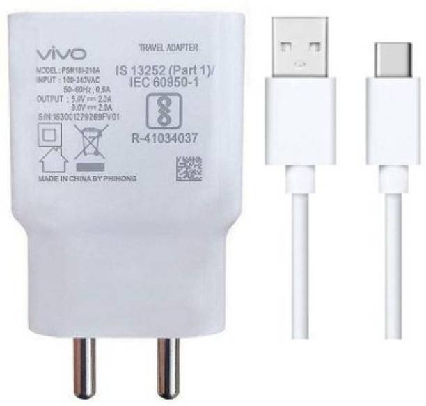 U-van Wall Charger Vivo Charger with Type-c Cable 2.4 A Mobile Charger with Detachable Cable
