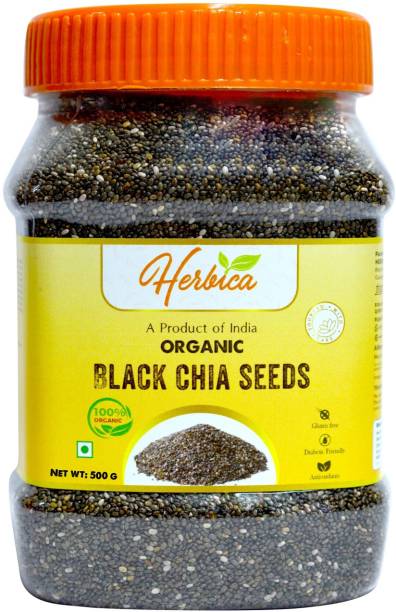 Herbica Unpolished, Organic and Natural Chia Seeds