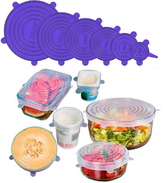 DHONI Multipurpose Unbreakable Lids For Kitchen Microwave Serving Bowls, Containers 6.5 inch Lid Set