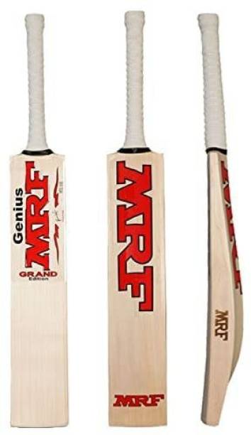 AVG MRF Genius GRAND EDITION VRAT KOHLI ENDORSED POPULER WILLOW BAT Cricket Bat(six) Poplar Willow Cricket  Bat