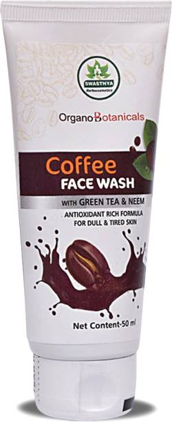 organobotanicals Coffee  with Green Tea & Neem-Antioxidant Rich Formula Face Wash