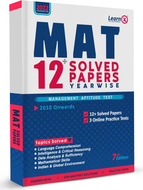 MAT Solved Papers (Year-Wise) With 3 Online Practice Tests