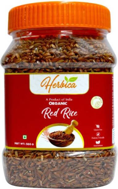 Herbica , Organic and Natural Red Red Matta Rice (Full Grain, Unpolished)