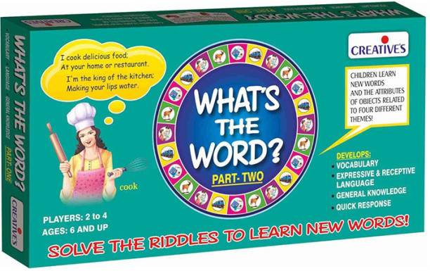 CREATIVE'S What's the Word Part - 2 Party & Fun Games Board Game